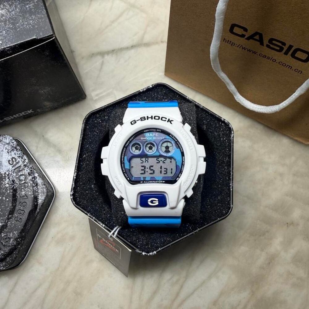 Special Edition Blue & White Camo Adjustable Watch
